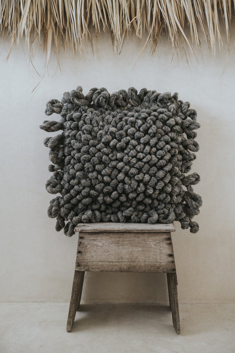 Muyal Handwoven Wool Pillow