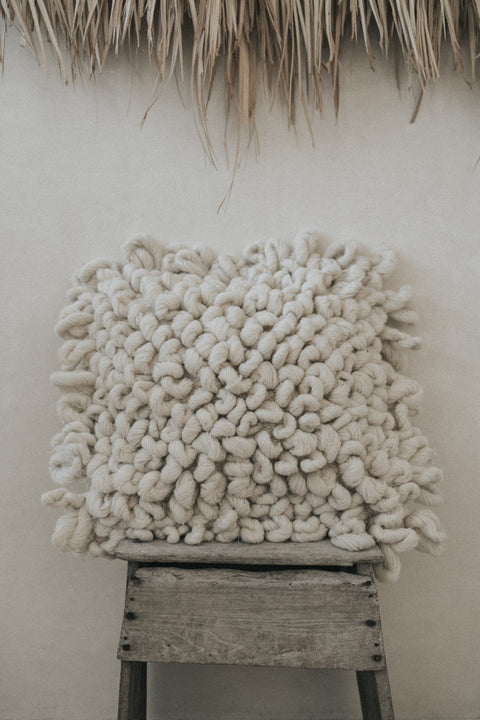 Muyal Handwoven Wool Pillow