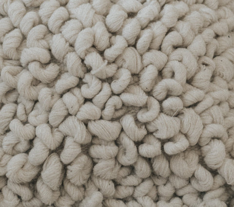 Artful Traditionalist Organic Handwoven Wool Accent Pillow