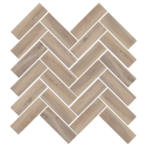Mood Wood Glazed Herringbone Mosaic Tile 12"x15"