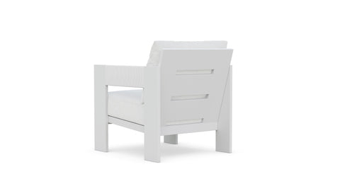 Outdoor Living & Garden Club Lounge Chair Modern Weather Resistant