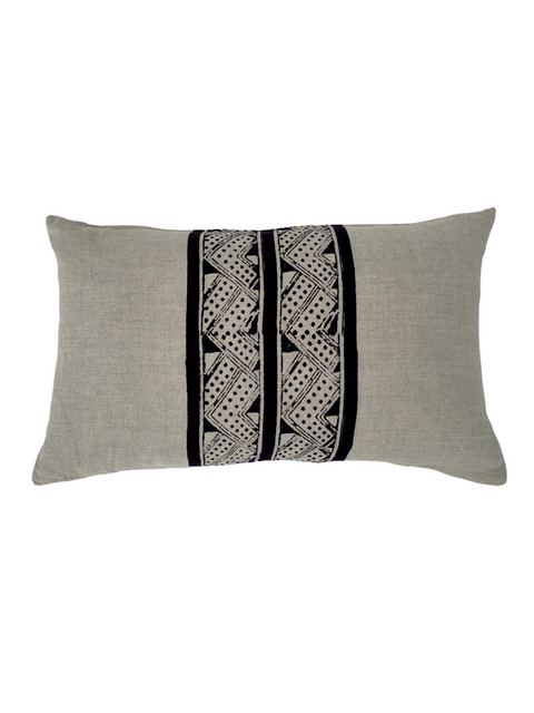 Powered by People Global Eclecticist Bohemian Hand Block Print Pillow Cover - 12 x 20