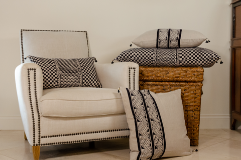 Powered by People Global Eclecticist Bohemian Hand Block Print Pillow Cover - 12 x 20