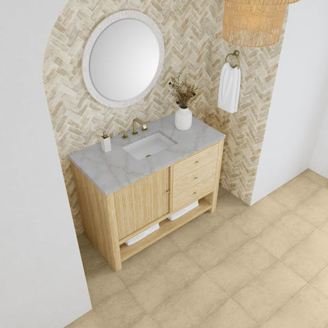 James Martin Furniture Marigot Contemporary Freestanding Bathroom Vanity