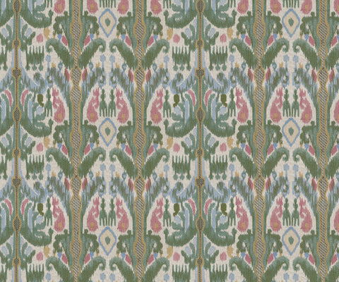 Geometric Ikat Linen Fabric - 149cm