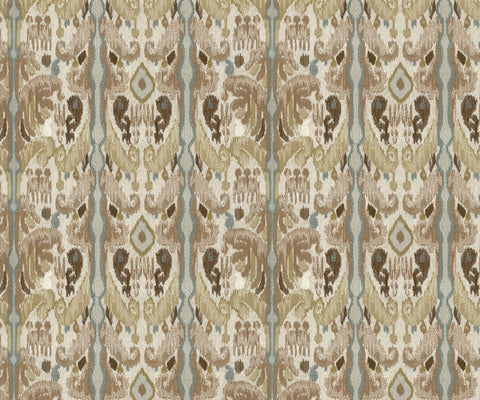 Geometric Ikat Linen Fabric - 149cm