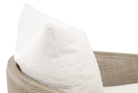 Timeless Minimalist Club Lounge Chair with Barrel Back Upholstered