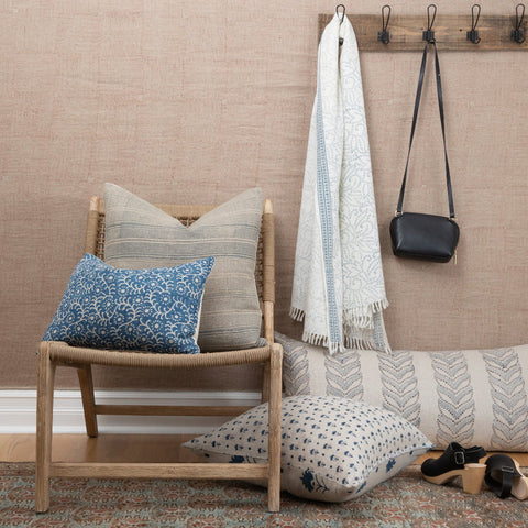 Filling Spaces Artful Traditionalist Handcrafted Accent Throw Pillow - 18 x 18 - 20 x 20 - 22 x 22 - 24 x 24 - 26X 26 - 14 x 20 - 14 x 40 - 18 x 40 - 16 x 50