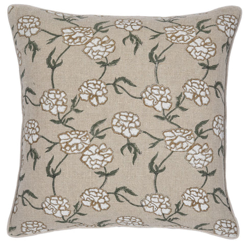 Filling Spaces Artful Traditionalist Handcrafted Embroidered Accent Pillow - 18 x 18 - 20 x 20 - 22 x 22 - 24 x 24 - 26X 26 - 14 x 20 - 14 x 40 - 18 x 40 - 16 x 50