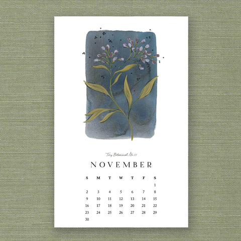 2025 Tiny Botanicals Calendar