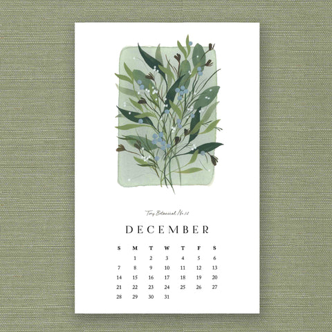 2025 Tiny Botanicals Calendar