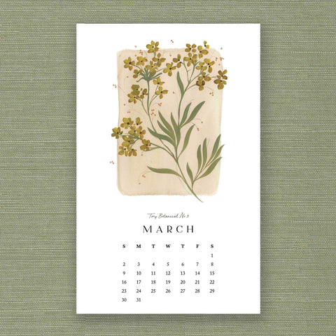 2025 Tiny Botanicals Calendar