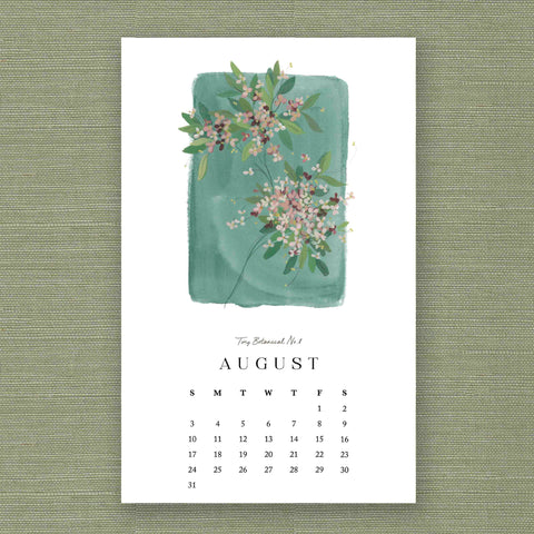 2025 Tiny Botanicals Calendar