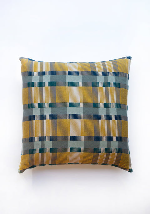 Powered by People Classic Contemporary Plaid Euro Throw Pillow - 20 x 20