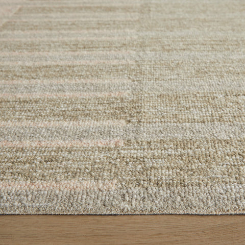 Geometric Contemporary Area Rug in Green - Rectangle