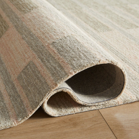 Geometric Contemporary Area Rug in Green - Rectangle