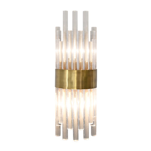 Accent Art Deco Tiered Column Sconce Wall Light