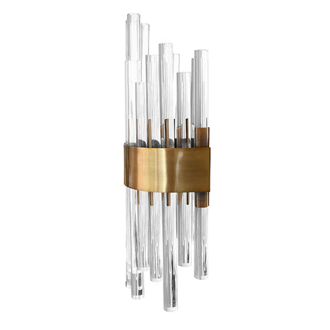 Accent Art Deco Tiered Column Sconce Wall Light