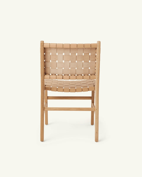 Soft Scandinavian Mid Century Oak Dining Side Chair