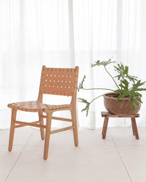 Soft Scandinavian Mid Century Oak Dining Side Chair