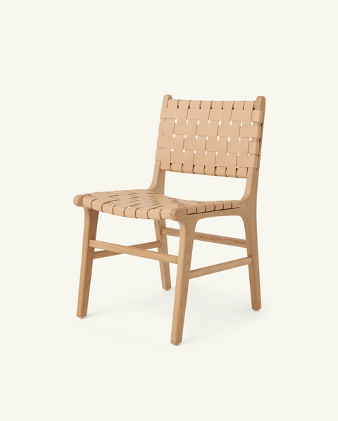 Soft Scandinavian Mid Century Oak Dining Side Chair