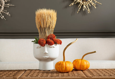 Decorating Essentials Modern Embossed Sculpture Vase