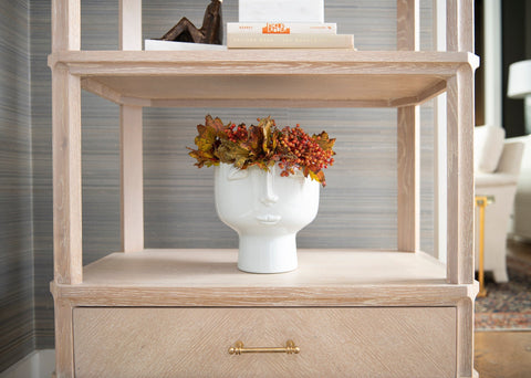 Decorating Essentials Modern Embossed Sculpture Vase