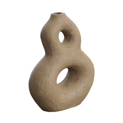 Camren Vase, Taupe