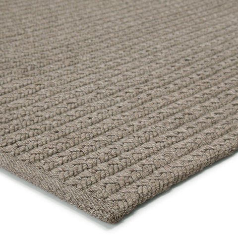 Soft Scandinavian Braided Runner in Light Gray - Rectangle