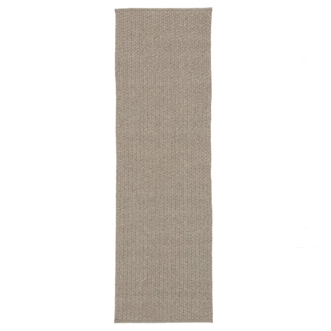 Soft Scandinavian Braided Runner in Light Gray - Rectangle