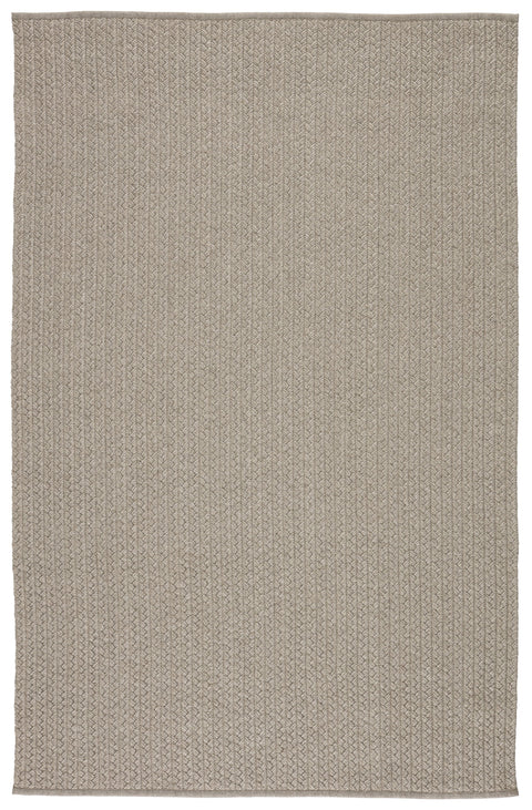 Scandinavian Braided Runner in Light Gray - Rectangle
