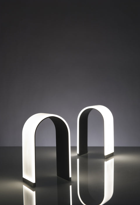 Mr. n Arc Novelty Table Lamp for Contemporary Spaces