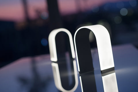 Mr. n Arc Novelty Table Lamp for Contemporary Spaces