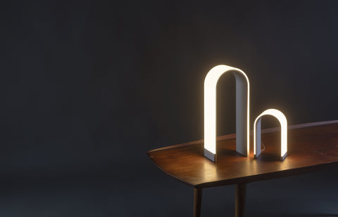 Mr. n Arc Novelty Table Lamp for Contemporary Spaces