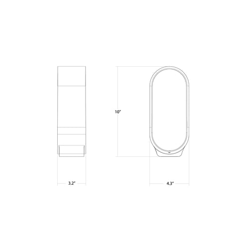 Mr. Go! Minimalist Lantern Table Lamp with USB Port