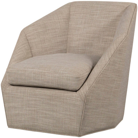 Timeless Minimalist Barrel Back Upholstered Accent Chair