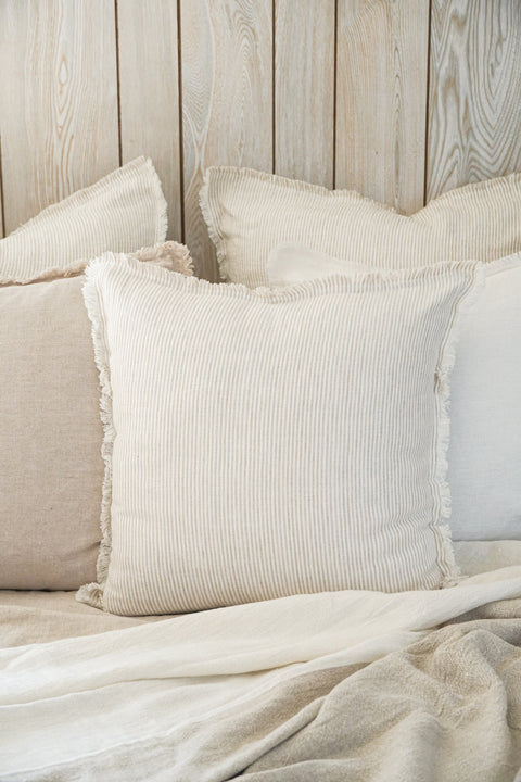 Anaya Classic Scandinavian Soft Textured Fringe Accent Pillow - 14 x 20 - 20 x 20 - 26X 26