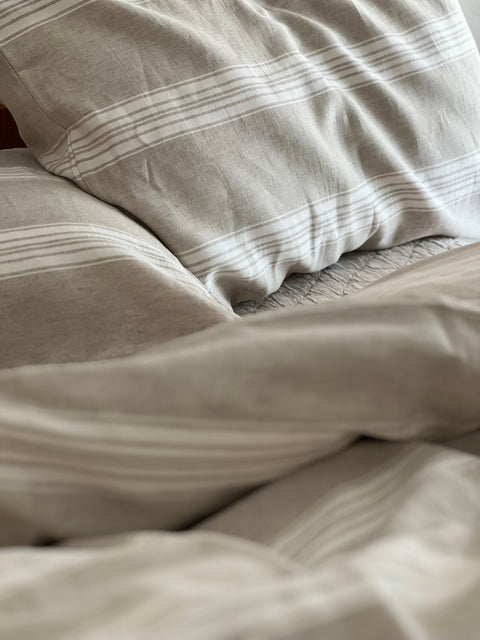 Minimalist Stripe Soft Shams
