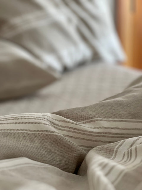Minimalist Stripe Soft Shams