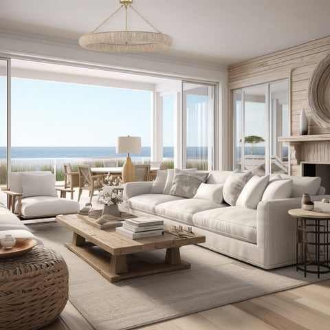 Oakley Ambient Organic Handcrafted Semi Flush Mount Ceiling Light