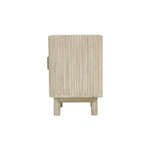 LH Imports Timeless Minimalist Scandinavian Fluted Nightstand