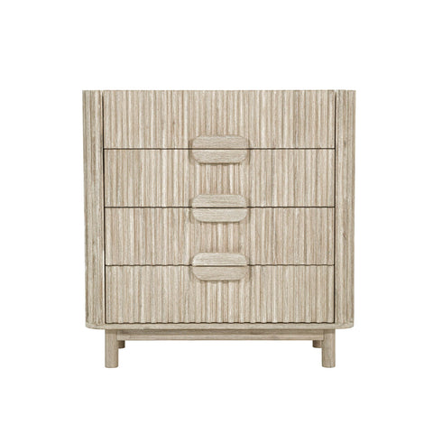 Oasis Scandinavian Accent Chest in Solid Beige