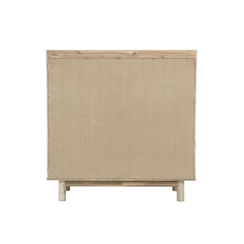 Oasis Scandinavian Accent Chest in Solid Beige
