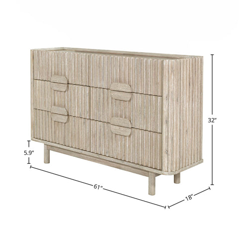 Oasis Scandinavian Washed Double Dresser