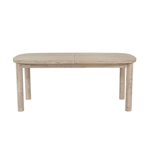 LH Imports Space Saving Farm Extendable Dining Table