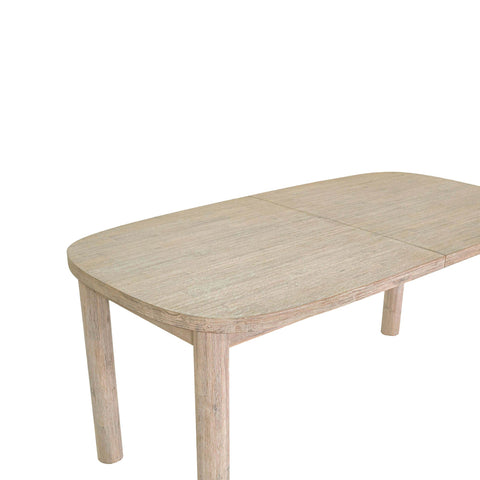 LH Imports Space Saving Farm Extendable Dining Table