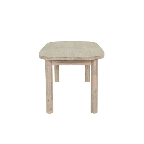 LH Imports Space Saving Farm Extendable Dining Table