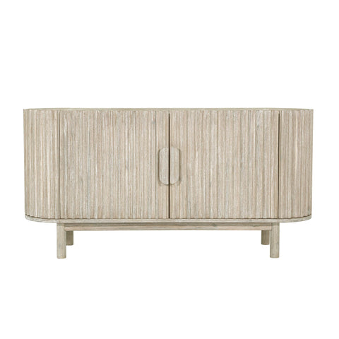 Oasis Scandinavian Sideboard with Brushed Pulls Cabinet