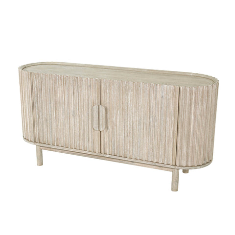 Oasis Scandinavian Sideboard with Brushed Pulls Cabinet
