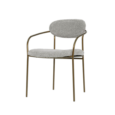 Timeless Minimalist Contemporary Upholstered Dining Armchair